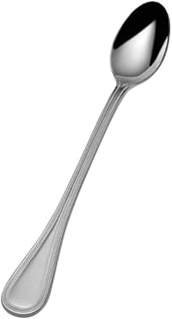 Towle Beaded Antique 18/10 Stainless Steel Iced Beverage Spoon