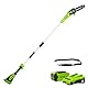 Greenworks Akku Hochentaster,20 cm Blattlänge, 8 m/s Kettengeschwindigkeit 40V 2Ah Akku & Ladegerät + Greenworks 20cm Sägekette