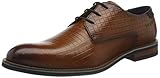 Revestimiento: sintético bugatti 311a2z031100, Con cordones Hombre, coñac, 42 EU
