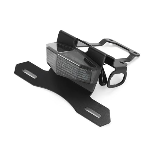 Motorrad Lizenz Kennzeichenhalter Motorradzubehör Kennzeichenhalter Halterung for Kawasaki KLX230/R/S/SM Fender Eliminator Kit Kennzeichenträger(Black)