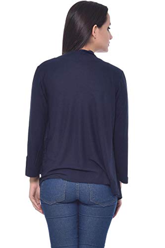 Image of Frenchtrendz Womens's Viscose Crepe Shrug(Size: XS-4XL)