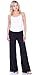 Popana Womens Palazzo Pants Casual Plus Size Made in USA Black XL