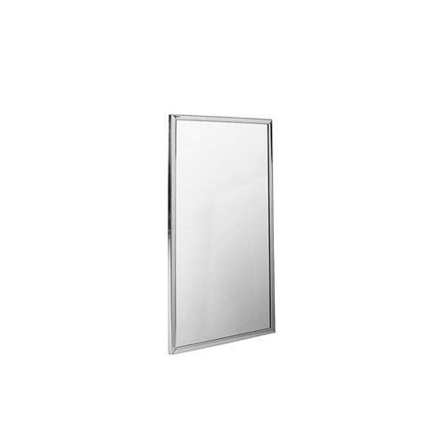 Bradley 781-018360 Roll-Formed Channel Frame Float Glass Mirror, 18" Width x 36" Height #1