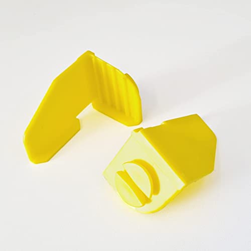 Masons Mate – Builders Line Anchor Corner Brackets - 1Set (2 Mates), MM002, Yellow - Image 3