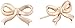 Sterling Silver Bow Post Earrings