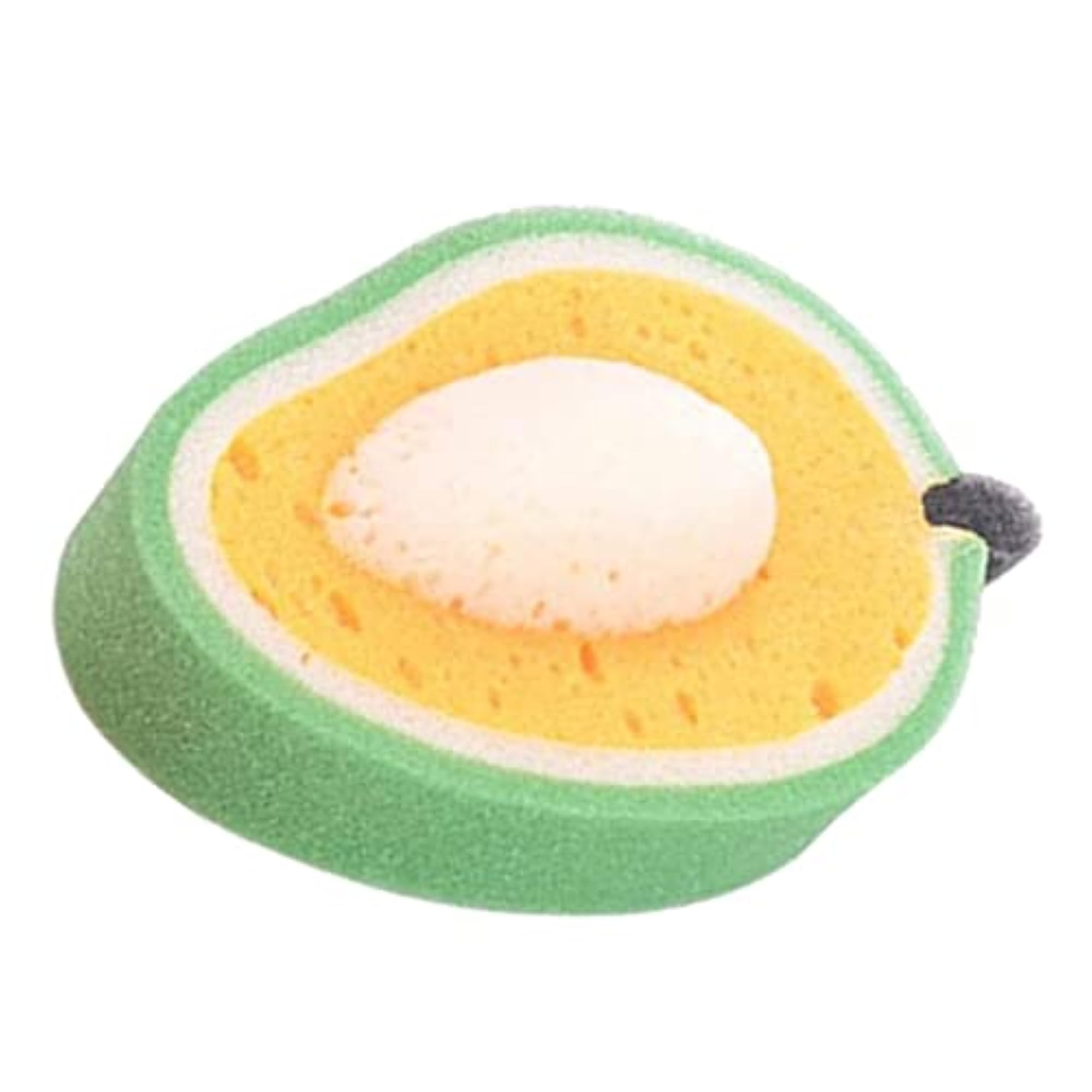 Cartoon Fruit Children Bath Cleaning Sponge, Mango Design