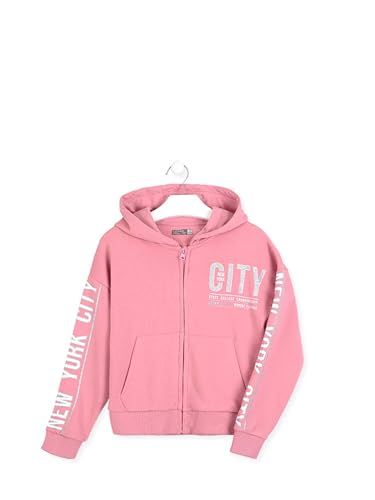 Sweat-shirt rose Losan 10 ans isolant et ultra doux pour l'école