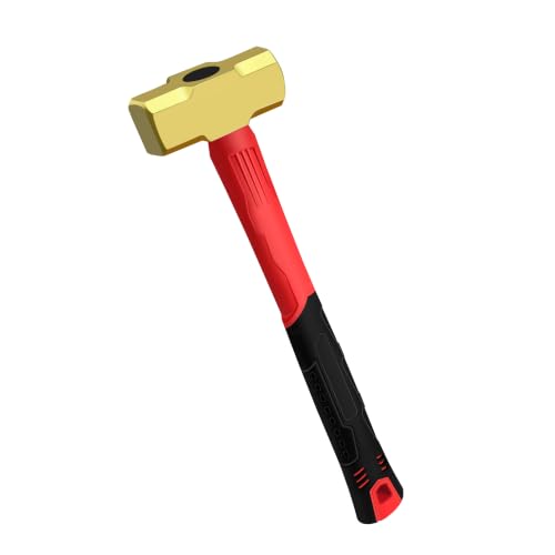 C&T 2lb Brass Sledge Hammer with Fiberglass Handle