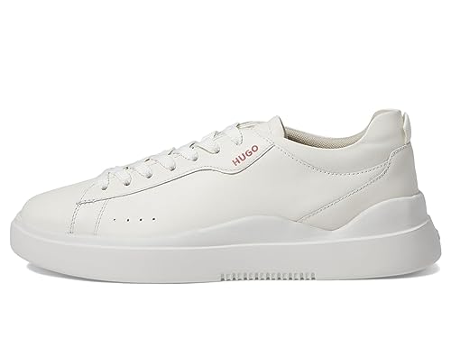Image of Hugo Mens Cupsole Leather Lace Up Sneaker