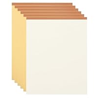 M&G 7x10 Notizblöcke, 6er Pack B5 Legal Pads 70 Blatt Notizblöcke Schreibblock College Blanko Kalkül Memo Papier Tablet für Arbeit Schreiben Notizen Mathematik Zeichnen