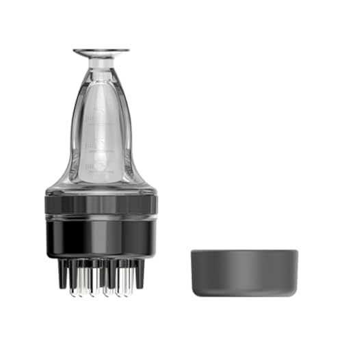 melairo Peine Aplicador para Cabello y Cabelludo, Masajeador, Tratamiento del Cabelludo, Peine Aplicador RaíCes, Botella para Aplicador Crecimiento Aceites Esenciales-C