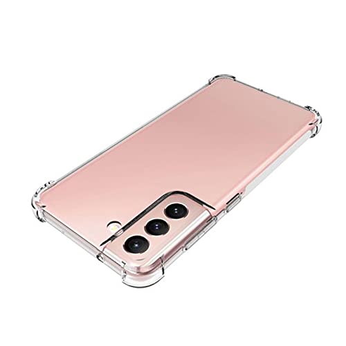 Image of for Samsung S21 FE 2023 Edition Case, Phone Case Clear Transparent Reinforced Corners TPU Shock-Absorption Flexible Cell Phone Cover for Samsung S21 FE 2023 Edition - Transparent