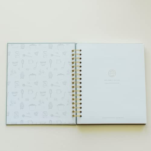 Promptly Journals, Our Family Recipes: A Meals and Memories Keepsake (Aloe, Green, Linen) | Prompted Recipe Journal | Cooking Journal | Family Gifts by Promptly Journals - Image 5