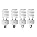 ALZO 45W Joyous Light Full Spectrum CFL Light Bulb 5500K, 2800 Lumens, 120V, Pack of 4, Daylight White Light
