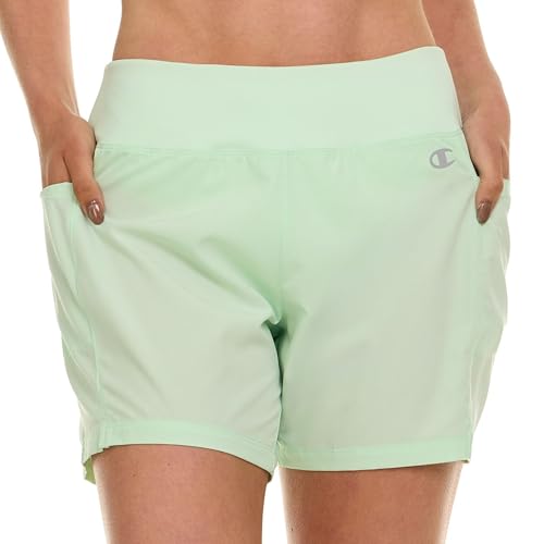 Champion Swim Board Shorts for Women, 5” Swim Shorts Women with Pockets for Beach, Pool, Summer Lime - image 2
