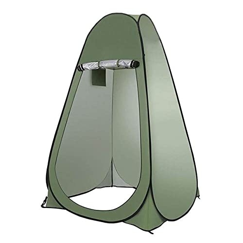 Tente de camping 4 saisons verte ultra légère pour douche et changement de vêtements