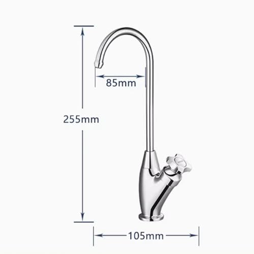 Robinet de cuisine noir rotatif pour simplifier l'accès à l'eau potable pure - 4