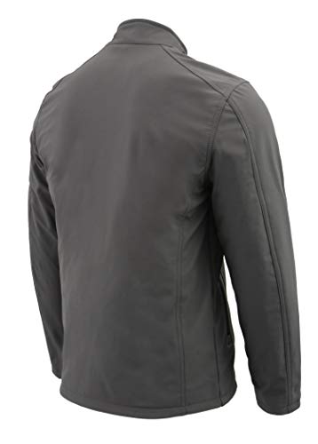 Image of Nexgen Heat Men's Standard MPM111762SET Grey Zipper Soft Shell Jacket, 3X-Large