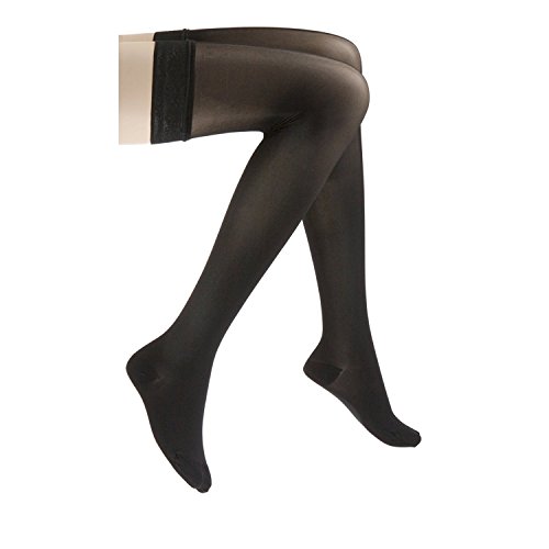 Medias Jobst Med Thigh-Hi, Negro, 30-40 mmHg miniatura 1