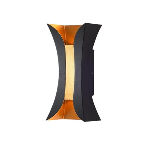 Applique murale extérieure LED étanche IP65 luminaire noir minimaliste balcon