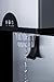Summit Appliance AIWD282 Commercially Listed Countertop Ice and Water Dispenser with 282 lb. Ice Production Capacity, Stainless Steel Finish, Adjustable Height, UV Lighting, 31.25