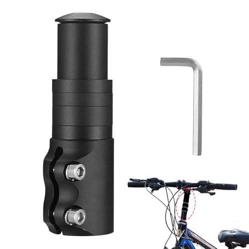 YIZWINS Lenkererhöhung Fahrrad Fahrradlenker Extender Adapter Für 28.6mm 1-1/8 Mit Sechskantschlüsseln Gabelschaftverlängerung MTB Fahrrad Lenker Erhöhen Aluminium Für MTB Rennrad Stadträder