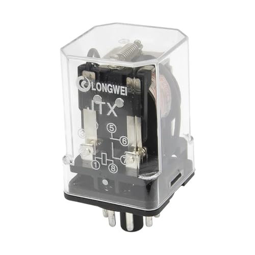 Relé electromagnético de potencia JTX-2C interruptor electromecánico 24VDC 6