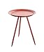 Produktbild Haku Möbel Beistelltisch rot, Metall - Maße: H 47 cm x Ø 38 cm, Style: Modern
