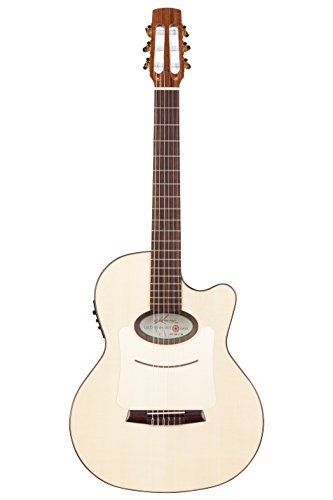 Kremona Reinhardt Series 6 Acoustic-Electric Nylon-String Guitar, Right, Natural (Kiano) #TOP29