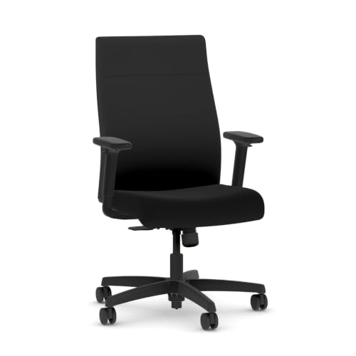 Image of HON Ignition 2.0 Ergonomic Office Chair, Lumbar Support, Desk Chair, Black