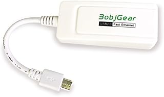 BobjGear Micro-USB-OTG to RJ45 Compact Fast Ethernet Adapter for Ethernet Enabled Android Tablets