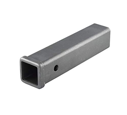 Image of TOPTOW 64455 Trailer Hitch Weld-on Receiver Tube 2-inch X 12-inch Storage Box Combo Bar, Raw Steel Finish