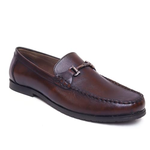 Image of Zoom Shoes Leather Shoes for Men | Super Comfortable with Cushioned Insole Formal /Loafer Shoes for Adult A-11201