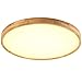 Produktbild LED Deckenleuchte Holz, Ultradünne Runde Deckenlampe, dimmbar mit Fernbedienung, Acryl Lampenschirm Schlafzimmerlampe, 1512 Lumen, IP44, auch für das Badezimmer geeignet (18Watt-Ø40cm)