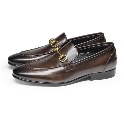 YZABEL Slip On Men Dress Shoes Men Oxfords Fashion Business Dress Men Shoes Classic Leather Men's Suits Shoes Man Breathable Casual Tuxedo Leather Shoes2