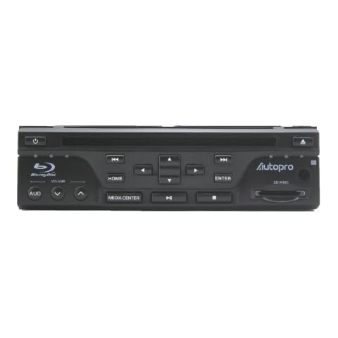 Autopro Blu-ray 1 Din in Dash DVD Player with USB SD(SDHC) Support Mp3 Mpeg4 Divx CD VCD DVD Blue-ray DVD Cover