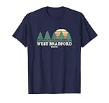 West Bradford PA Vintage Throwback Tee Retro 70s Design T-Shirt