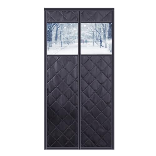 YKFN 間仕切りカーテン 断熱 コットンカーテン 玄関 ドア用 マグネット 暖簾自動で閉まる のれん おしゃれ 遮光 1級 冷気遮断 マジックテープ付 冬 厚い 暖かい 高断熱 防寒 保温 防音 防水 防風 省エネ 目隠し 暖房 冷房 窓 冷暖房効率UP