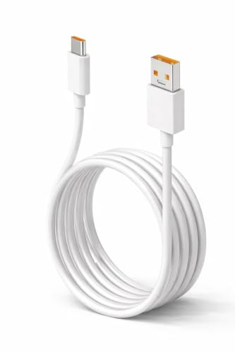 Image of Original 67W HyperCharge Fast Turbo Charging Data Cable | Type-C USB Cable Compatible with Redmi Note 13 Pro /12 Pro /11 Pro 5G /11S /10 Pro Max, Poco X5 /X4 Pro /X3 Pro, Mi 14