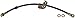 Dorman H620909 Front Passenger Side Brake Hydraulic Hose Compatible with Select Chrysler / Dodge / Jeep Models