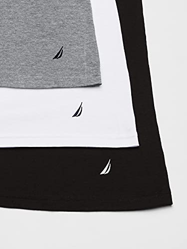 Camisetas Nautica para hombre de algodón, cuello redondo, paquete de 3 unidades miniatura 3