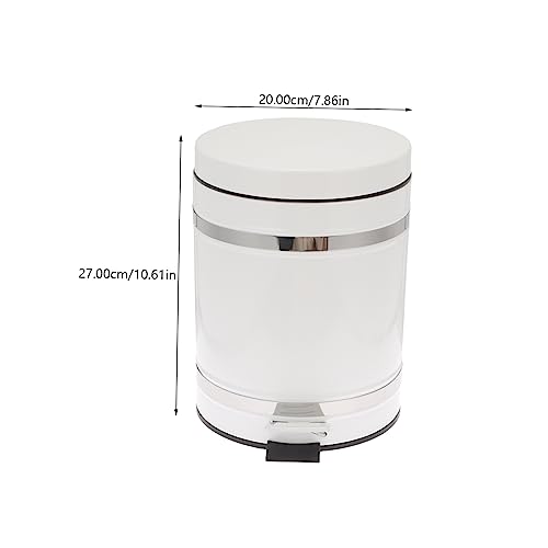 Contenedor de basura con pedal estilo industrial Cabilock miniatura 2