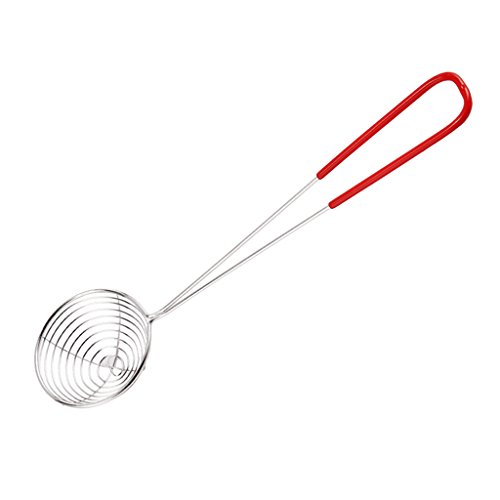 Courtieyeardceastea 27cm Acciaio Inox Skimmer Cinese/Indiano Colino Mestolo Frittura Pakora
