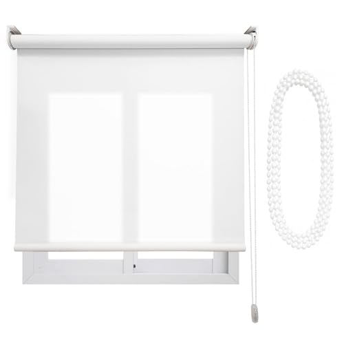Estor Tamizador Luminoso Premium Reduce La Intensidad Del Sol Y Deja Pasar Mucha Luz. Estor Translúcido Enrollable. Elija Su Medida De Ancho X Alto. Color: Blanco. Medidas: 222cm X 180cm