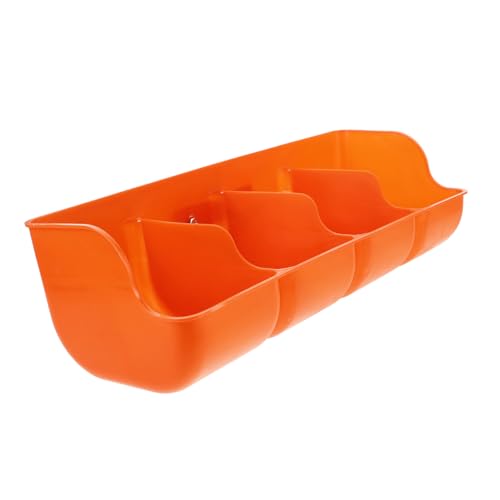 Mangeoire à cochons robuste POPETPOP orange de haute résistance pour porcelets