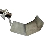 Barrera de soldadura portátil con abrazadera segura de acero inoxidable, placa de contención de metal