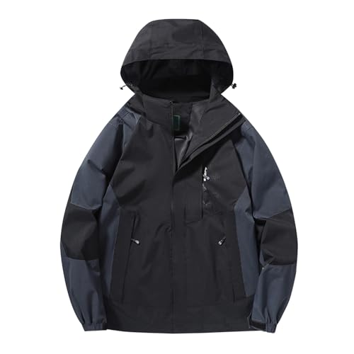 Cortavientos impermeable de hombre para senderismo con bolsillos