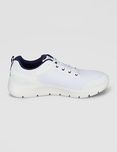 Image of Skechers-Men's Walking Shoes-GO Walk FLEX-216495ID-WNV-7 White /Navy