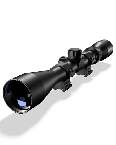 Aquilifer HT 3-9x40mm Rifle Scope SFP, 1" Tube Riflescope for Hunting with 20mm Picatinny Mounts, 1/4 MOA Clicks, Waterproof Fogproof Shockproof Scope with Rings