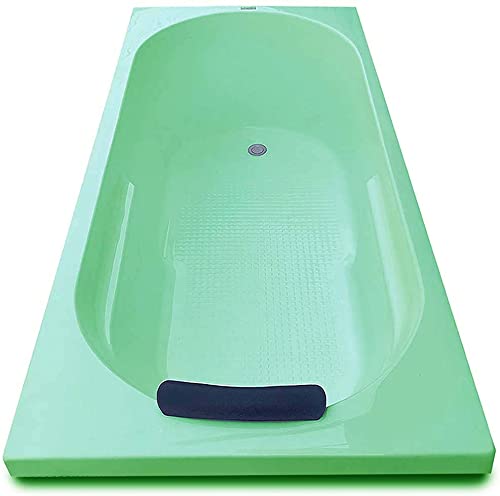 Image of MADONNA Divine Acrylic 5.5 feet Rectangular Bathtub (with Headrest) Green